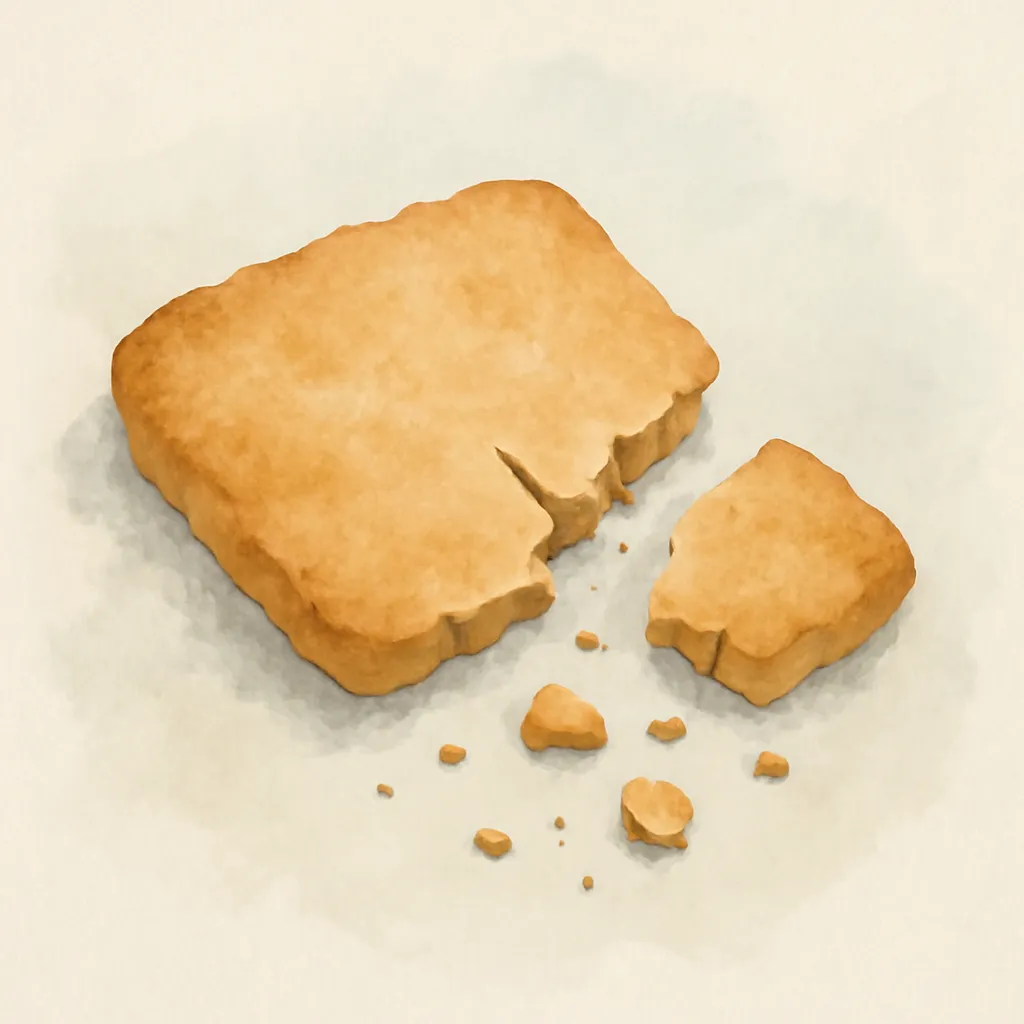 「脆」のイラスト