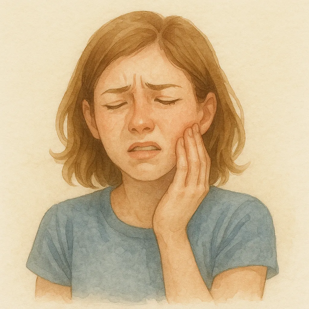 「腫」のイラスト