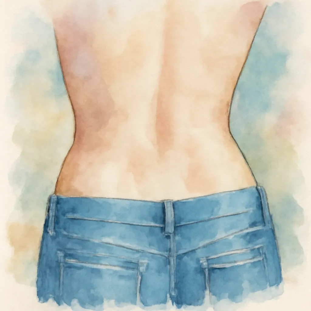 「腰」のイラスト