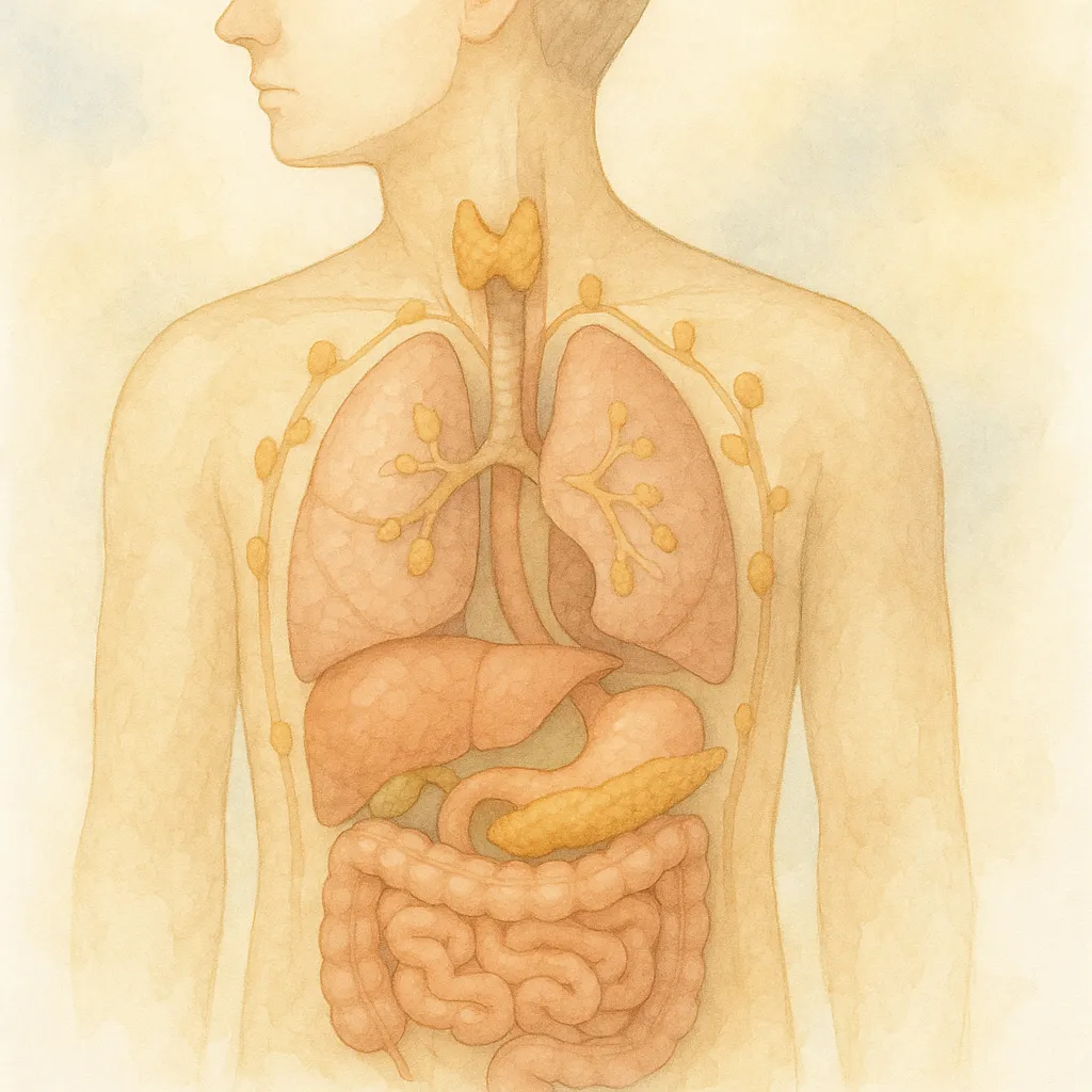 「腺」のイラスト