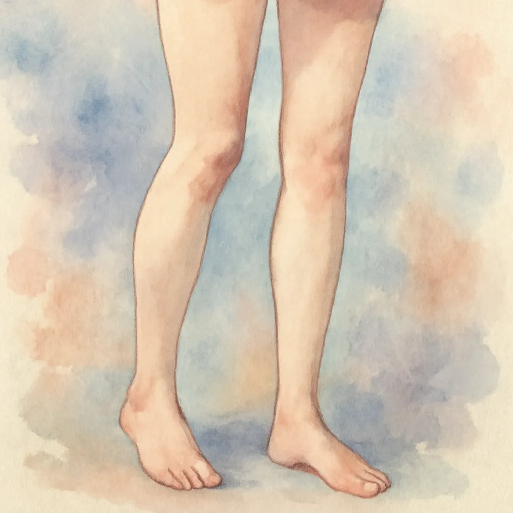 「腿」のイラスト