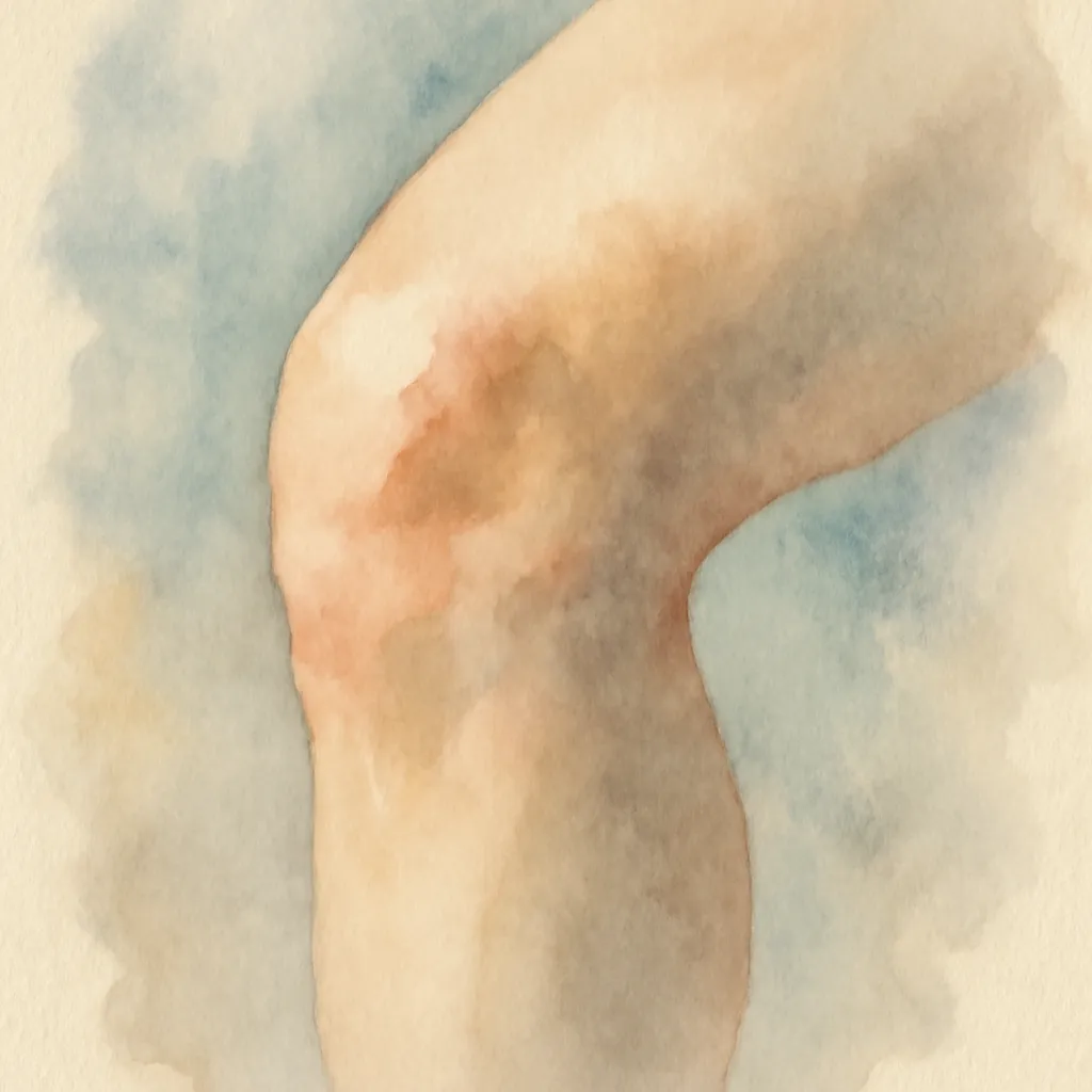 「膝」のイラスト