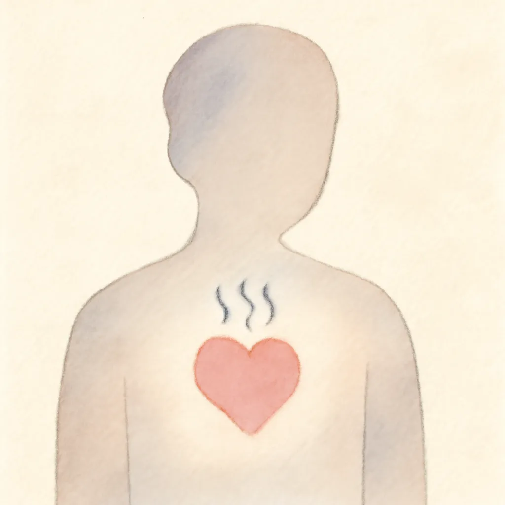 「臆」のイラスト