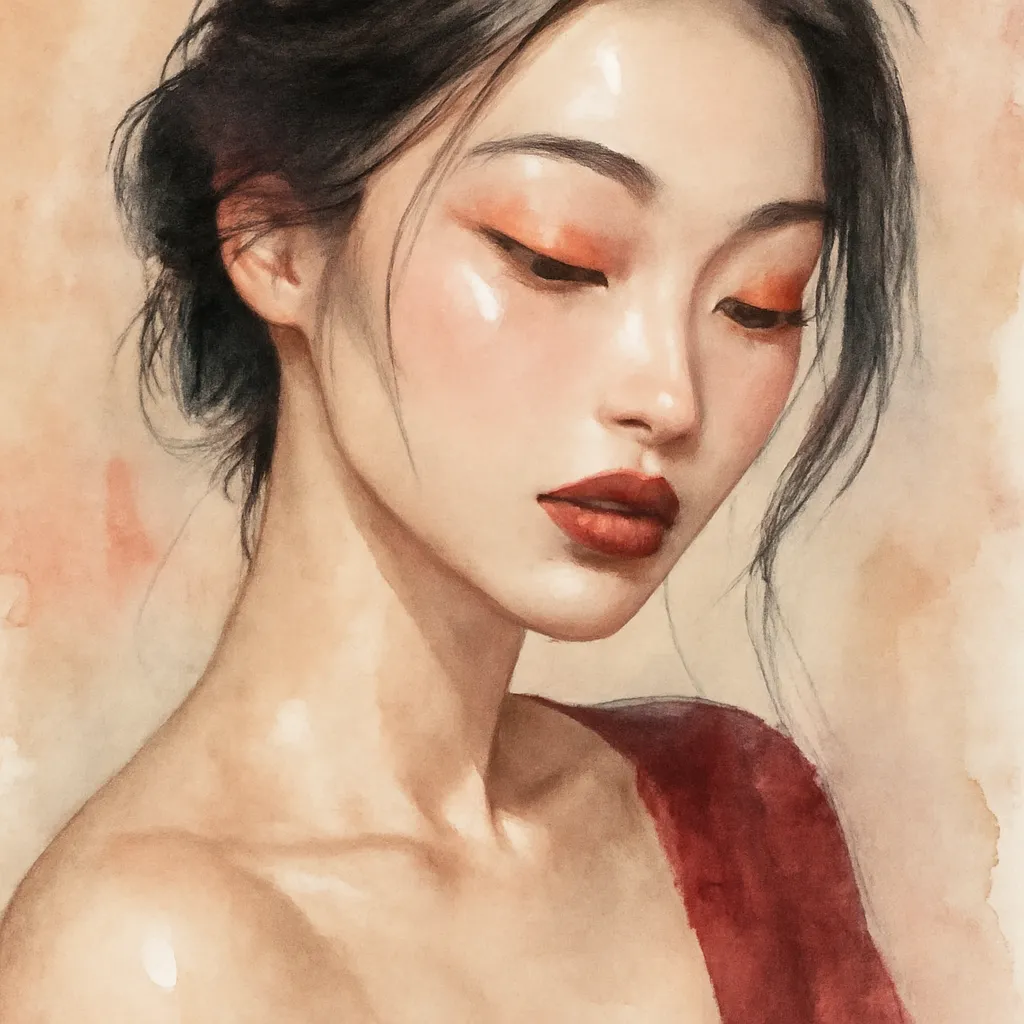 「艶」のイラスト