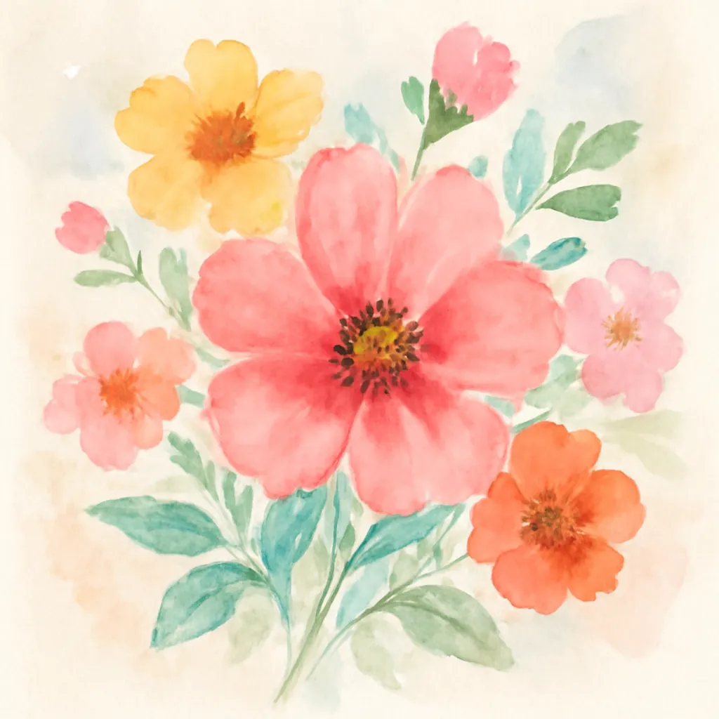 「花」のイラスト