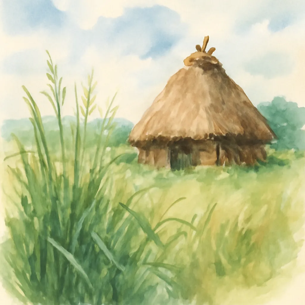 「茅」のイラスト