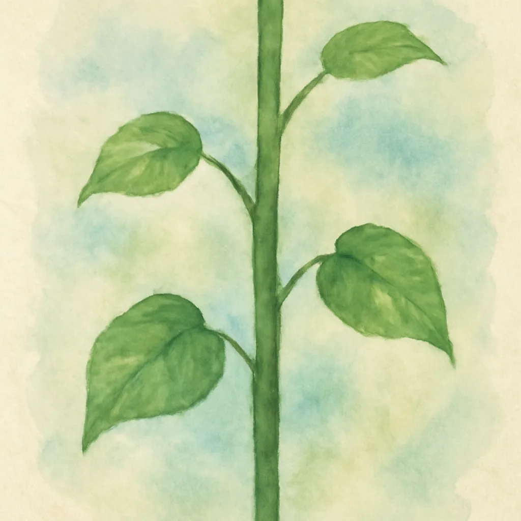 「茎」のイラスト