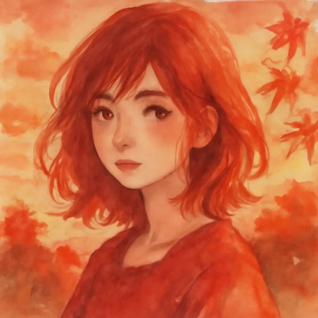 「茜」のイラスト