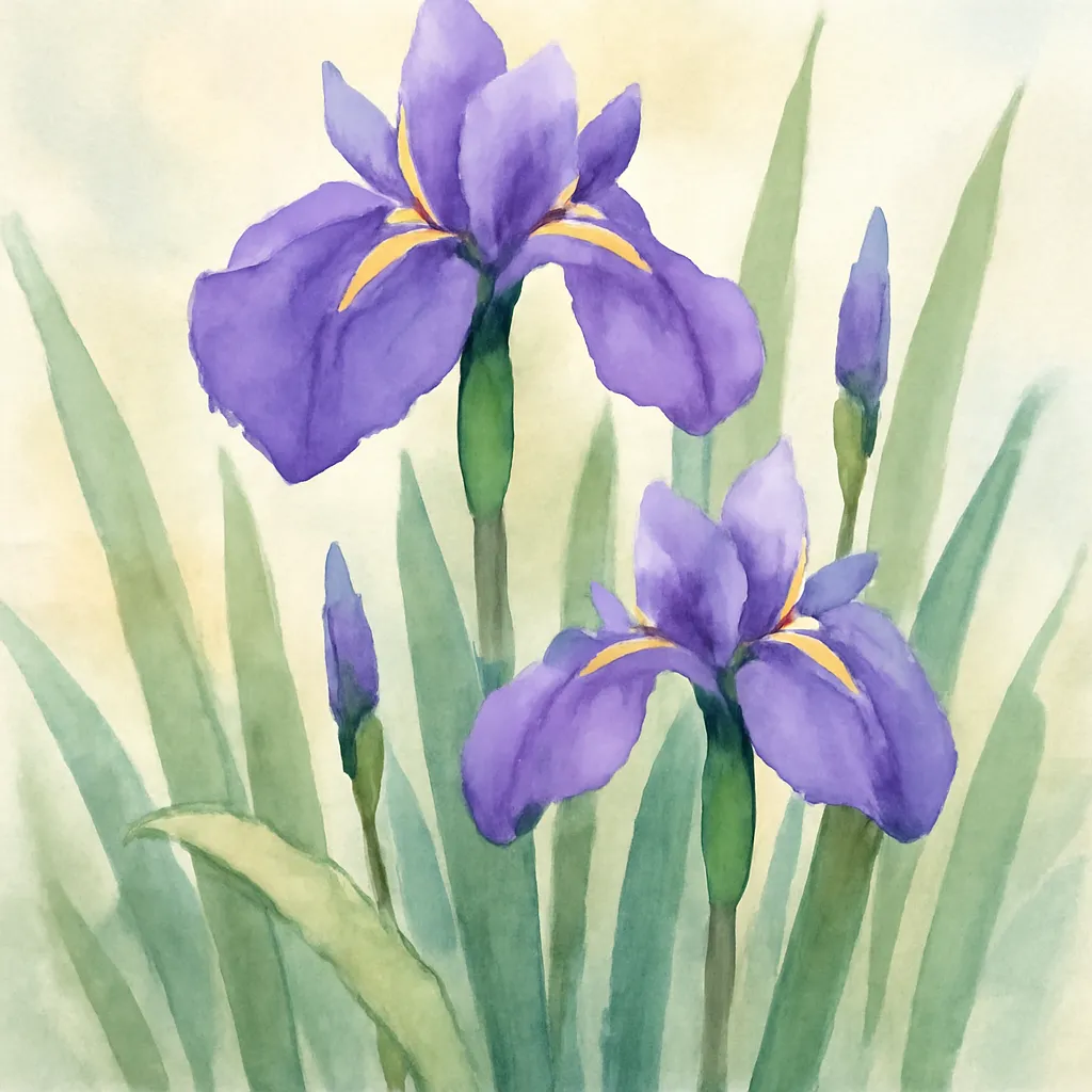 「菖」のイラスト