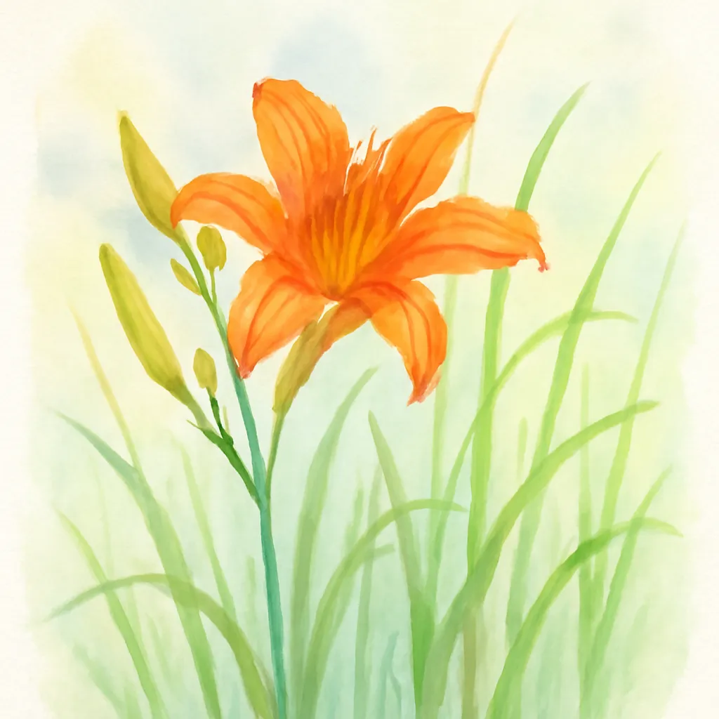 「萱」のイラスト