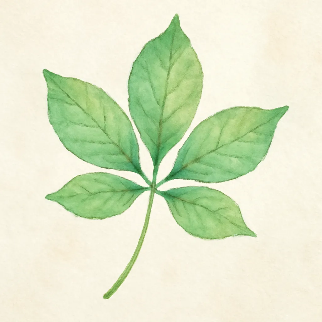 「葉」のイラスト