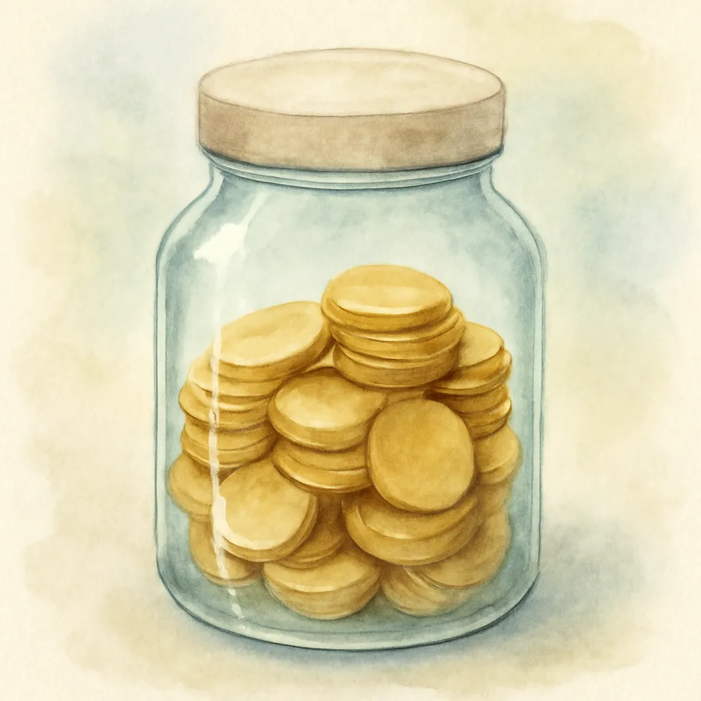 「蓄」のイラスト