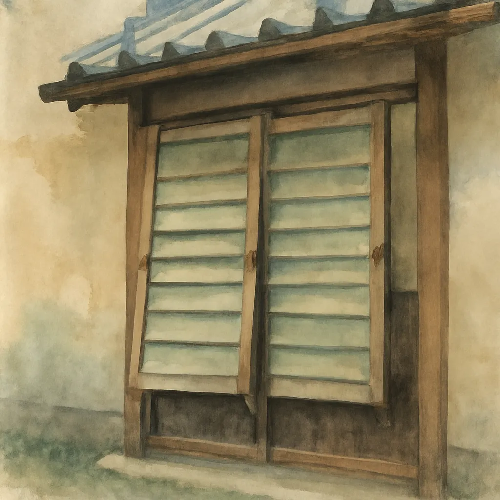 「蔀」のイラスト