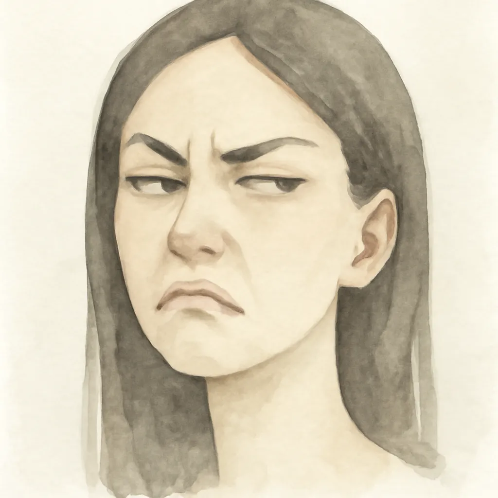 「蔑」のイラスト