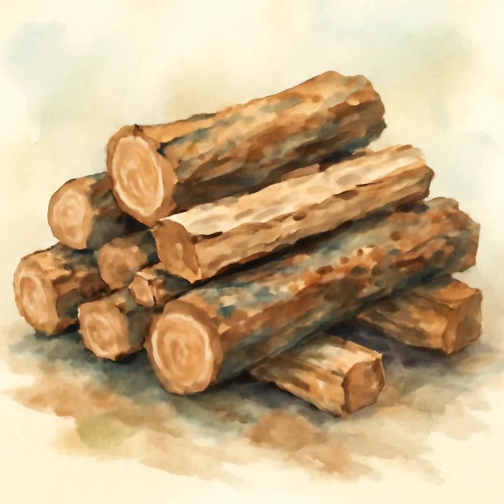 「薪」のイラスト