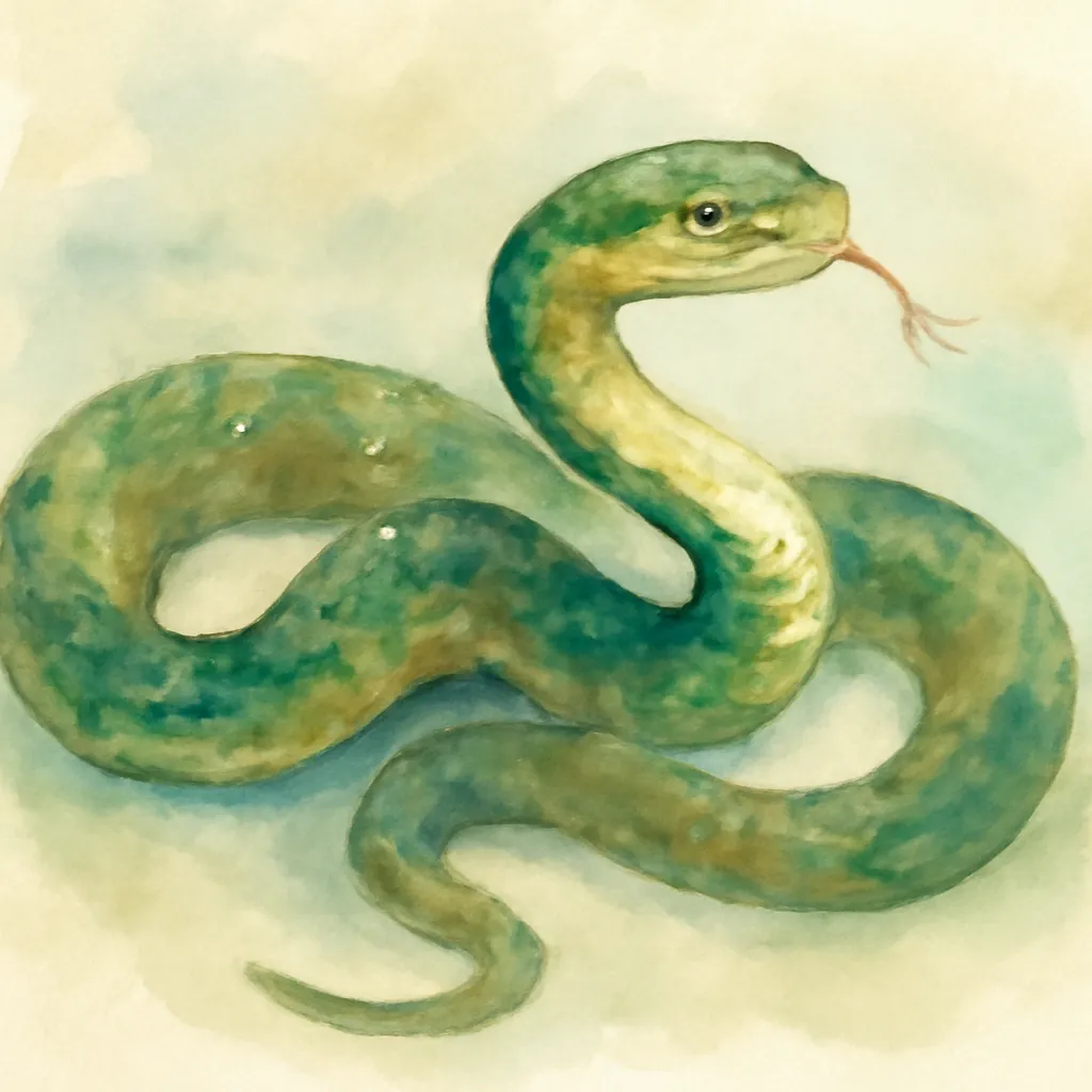 「蛇」のイラスト