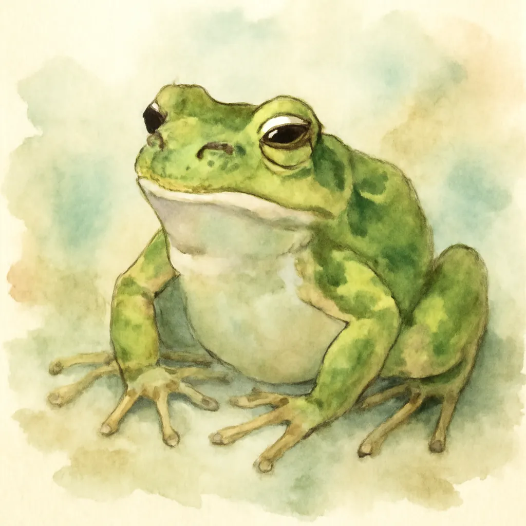「蛙」のイラスト