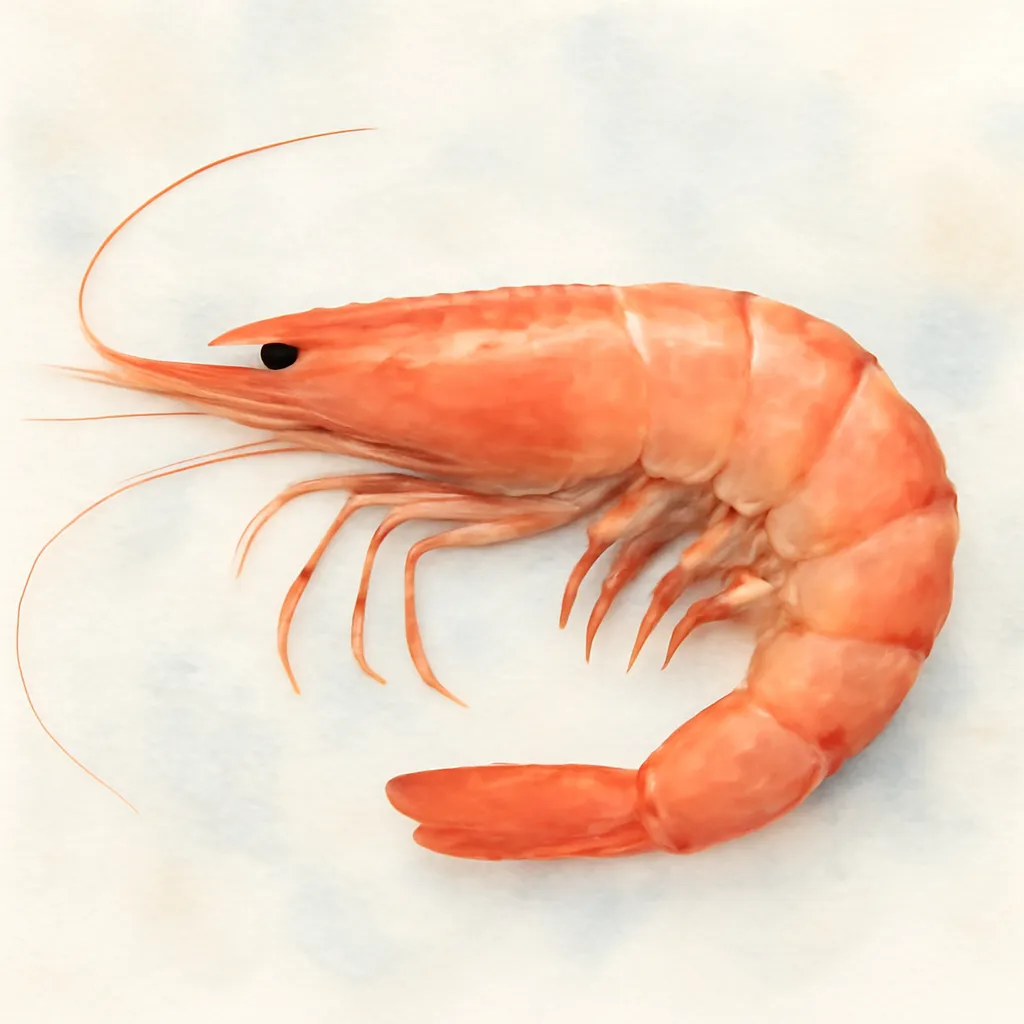 「蝦」のイラスト