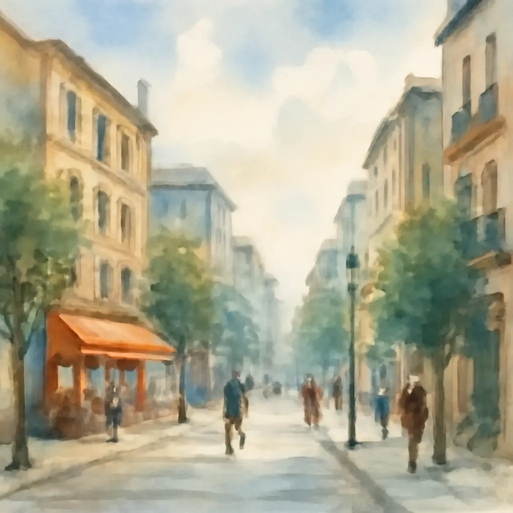 「街」のイラスト