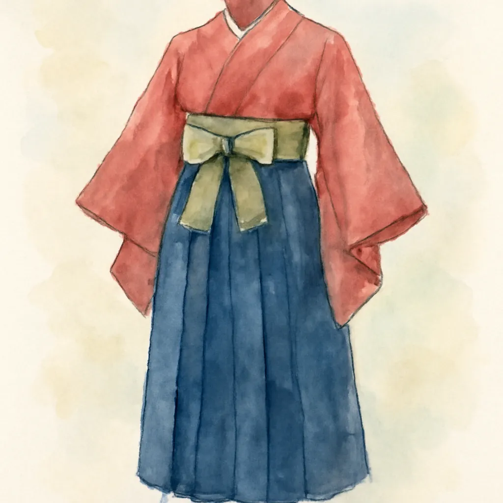 「袴」のイラスト