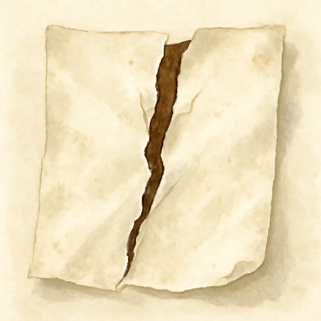 「裂」のイラスト