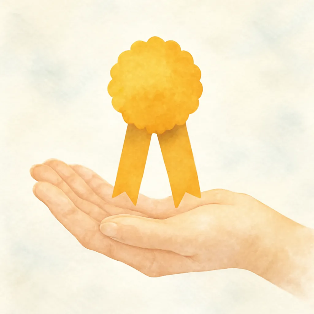 「褒」のイラスト