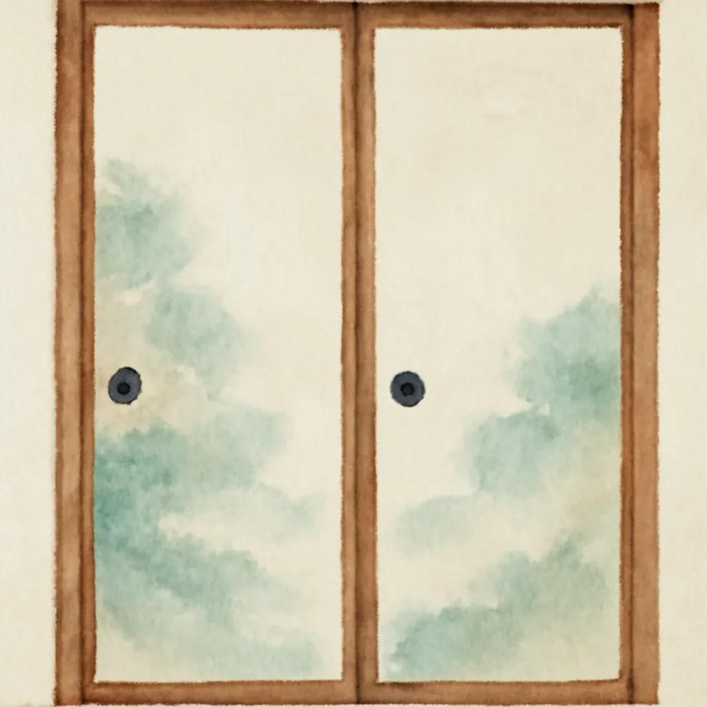 「襖」のイラスト