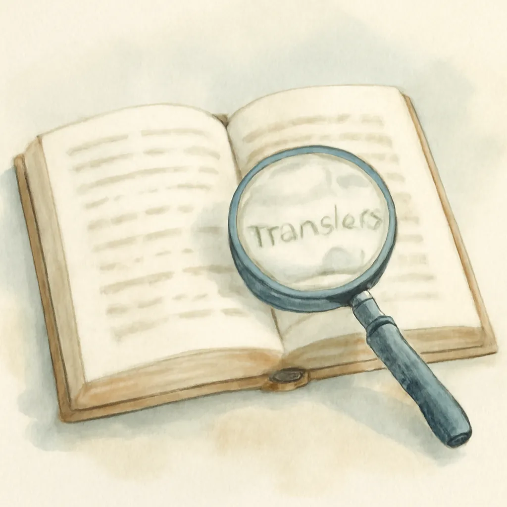 「訳」のイラスト