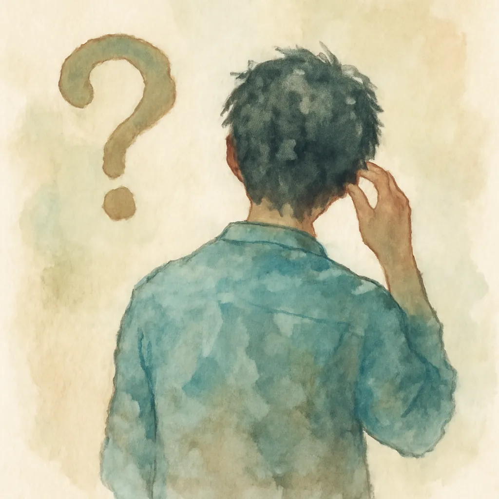 「誰」のイラスト