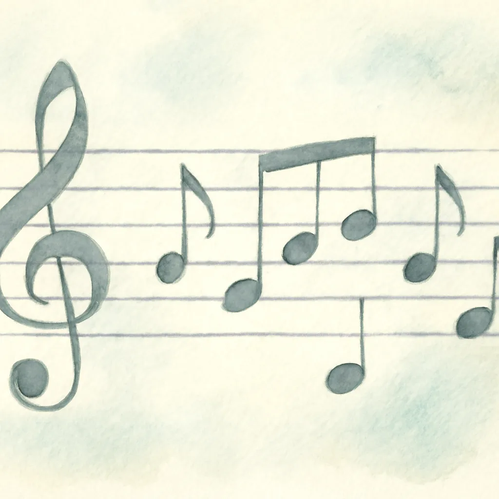 「譜」のイラスト