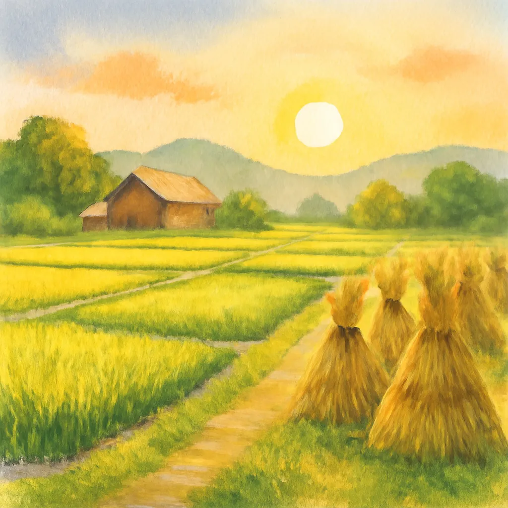 「豊」のイラスト