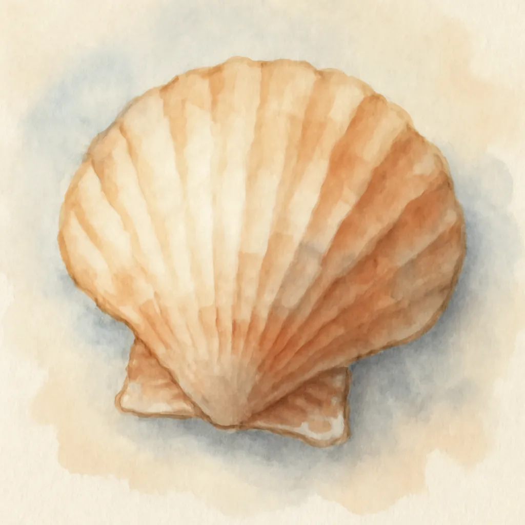 「貝」のイラスト