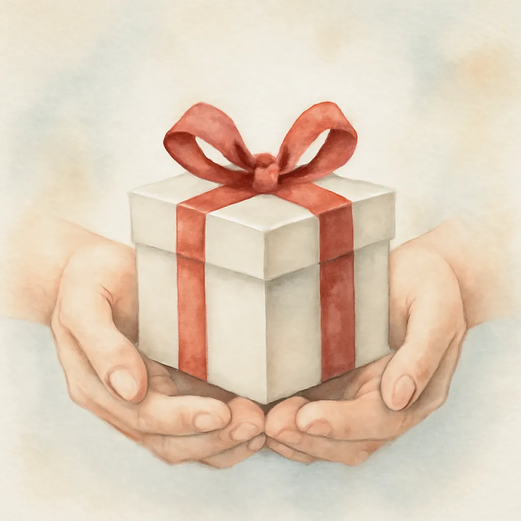 「貢」のイラスト