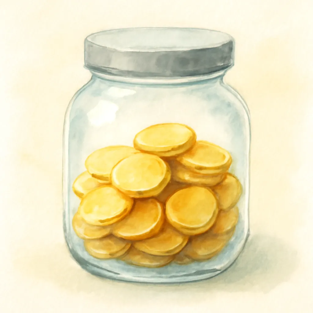 「貯」のイラスト