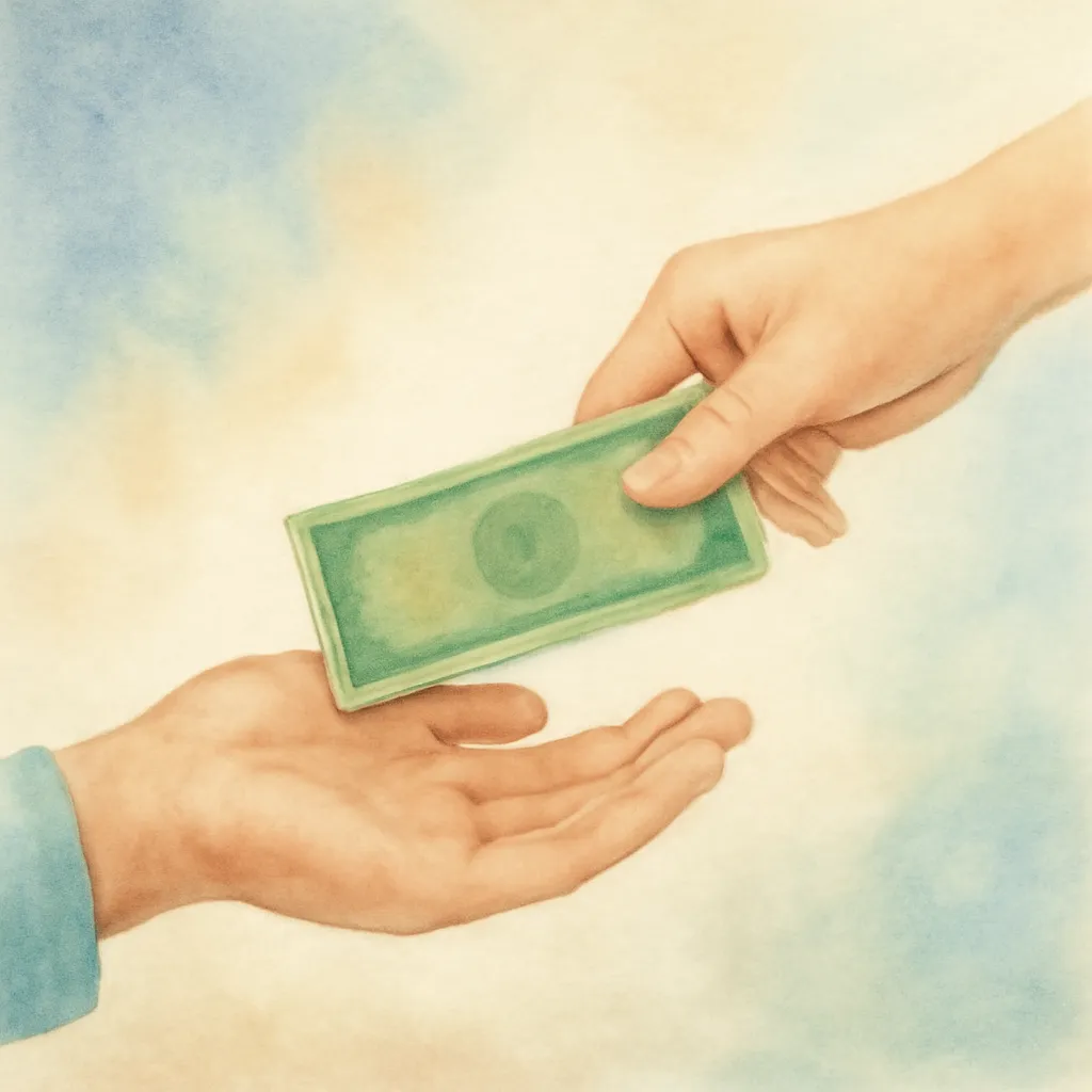 「貸」のイラスト