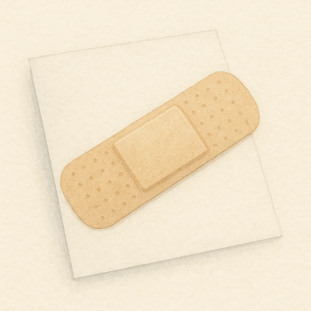 「貼」のイラスト