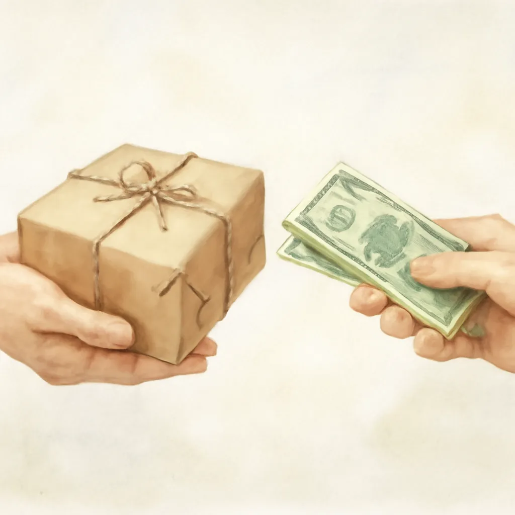 「貿」のイラスト