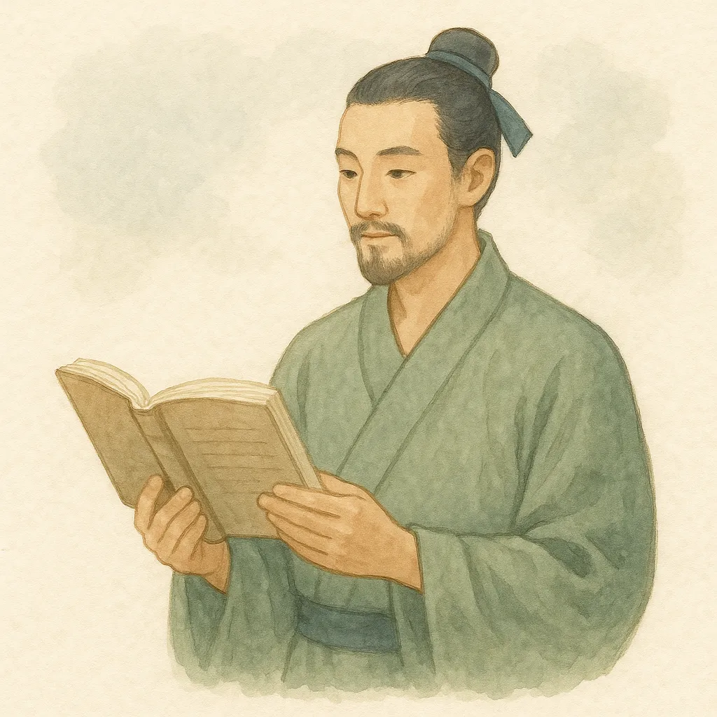 「賢」のイラスト