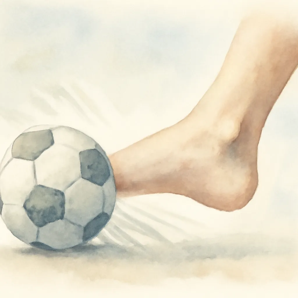 「蹴」のイラスト