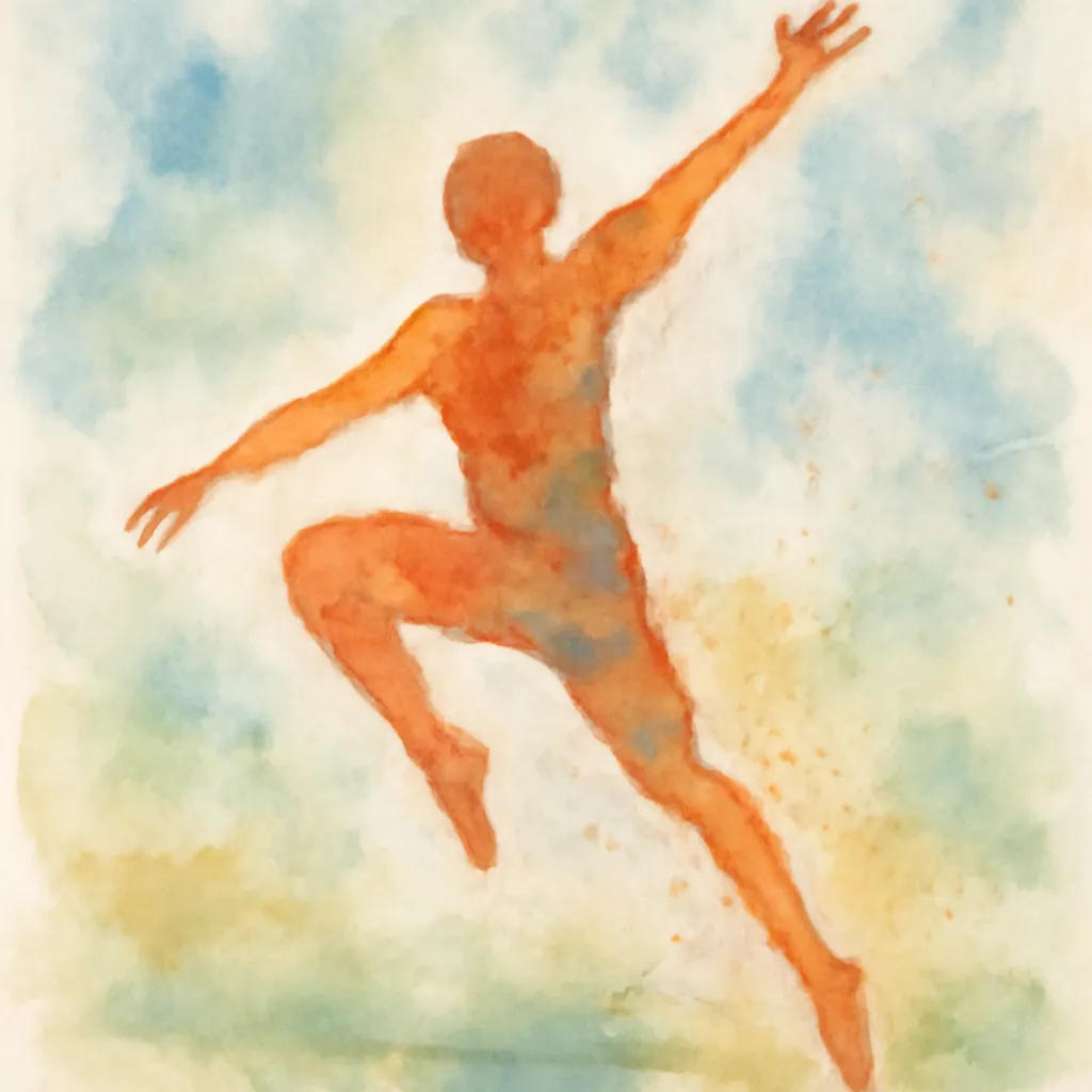 「躍」のイラスト