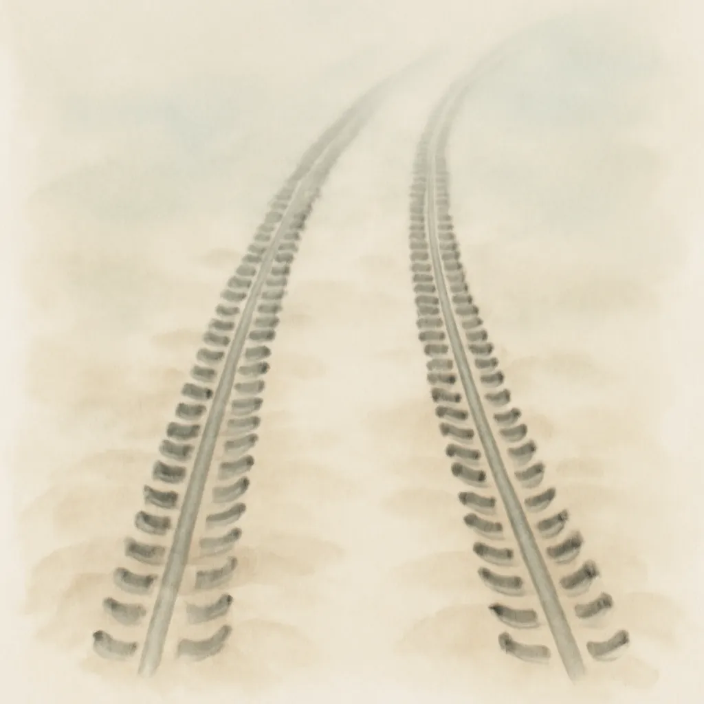 「軌」のイラスト