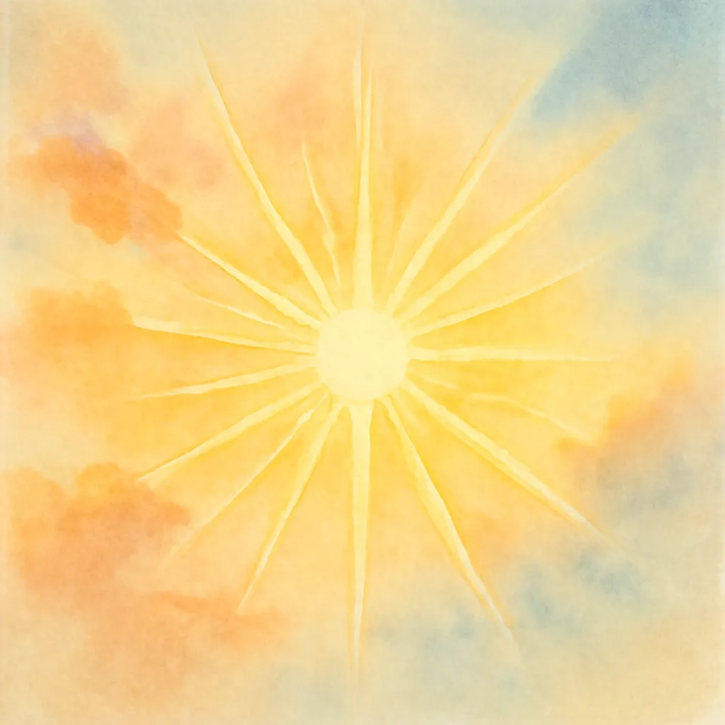 「輝」のイラスト