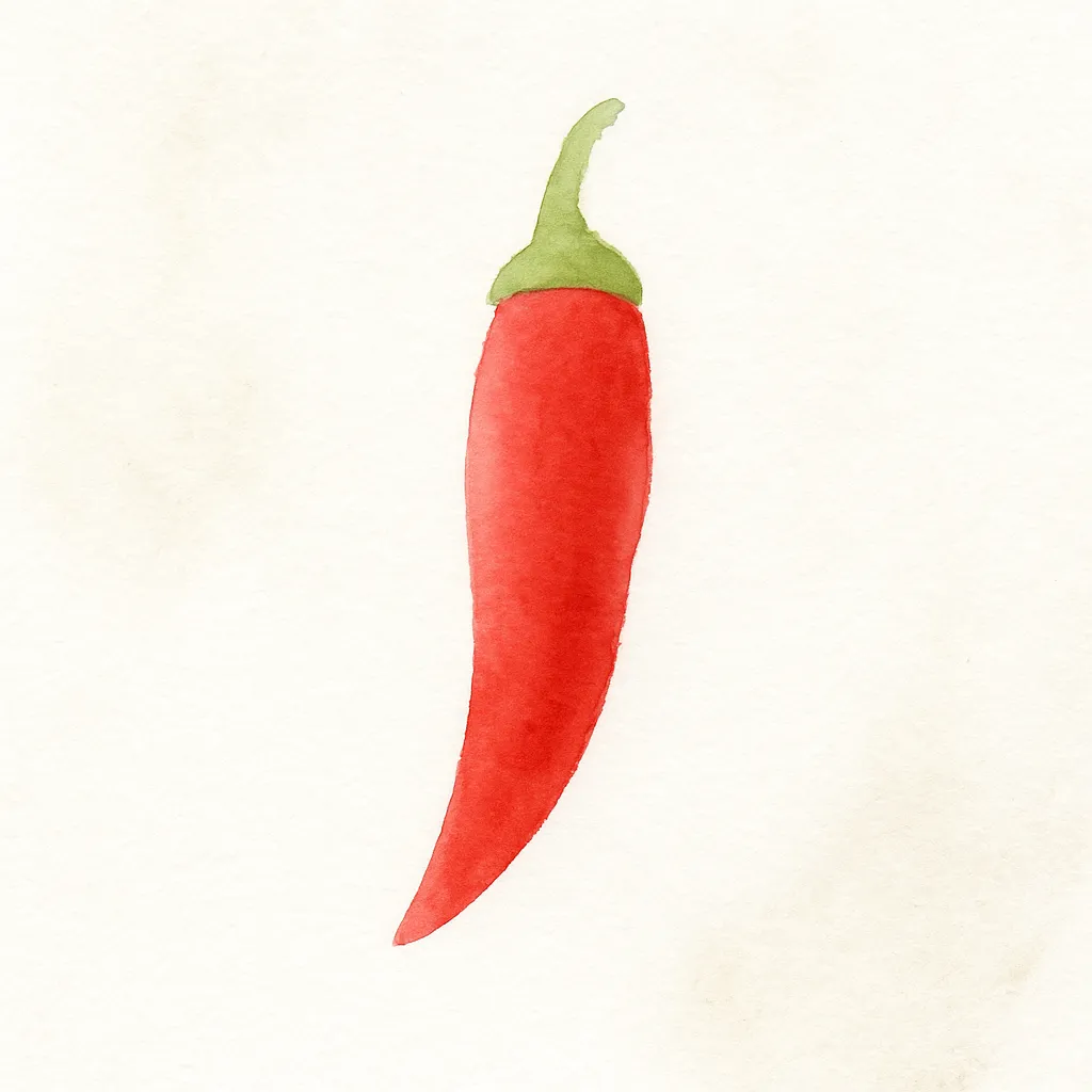 「辛」のイラスト