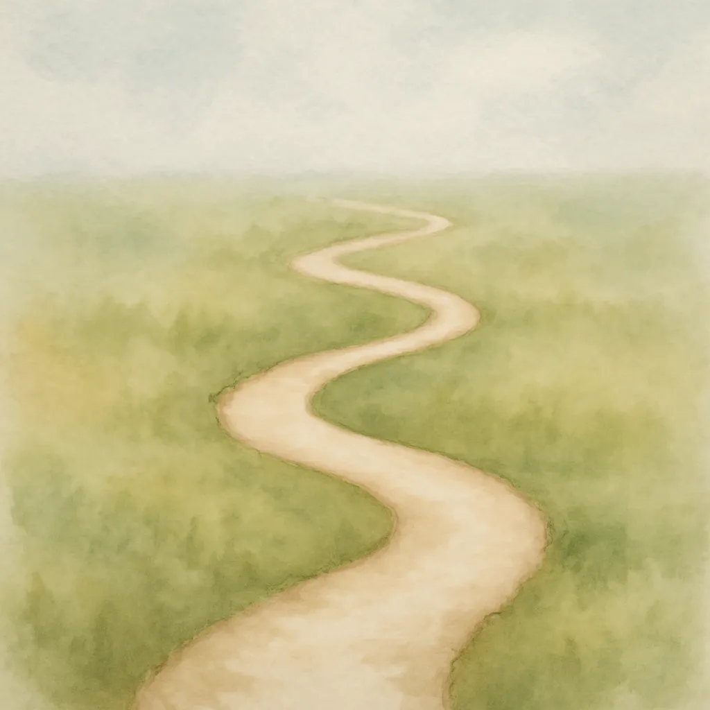 「迂」のイラスト