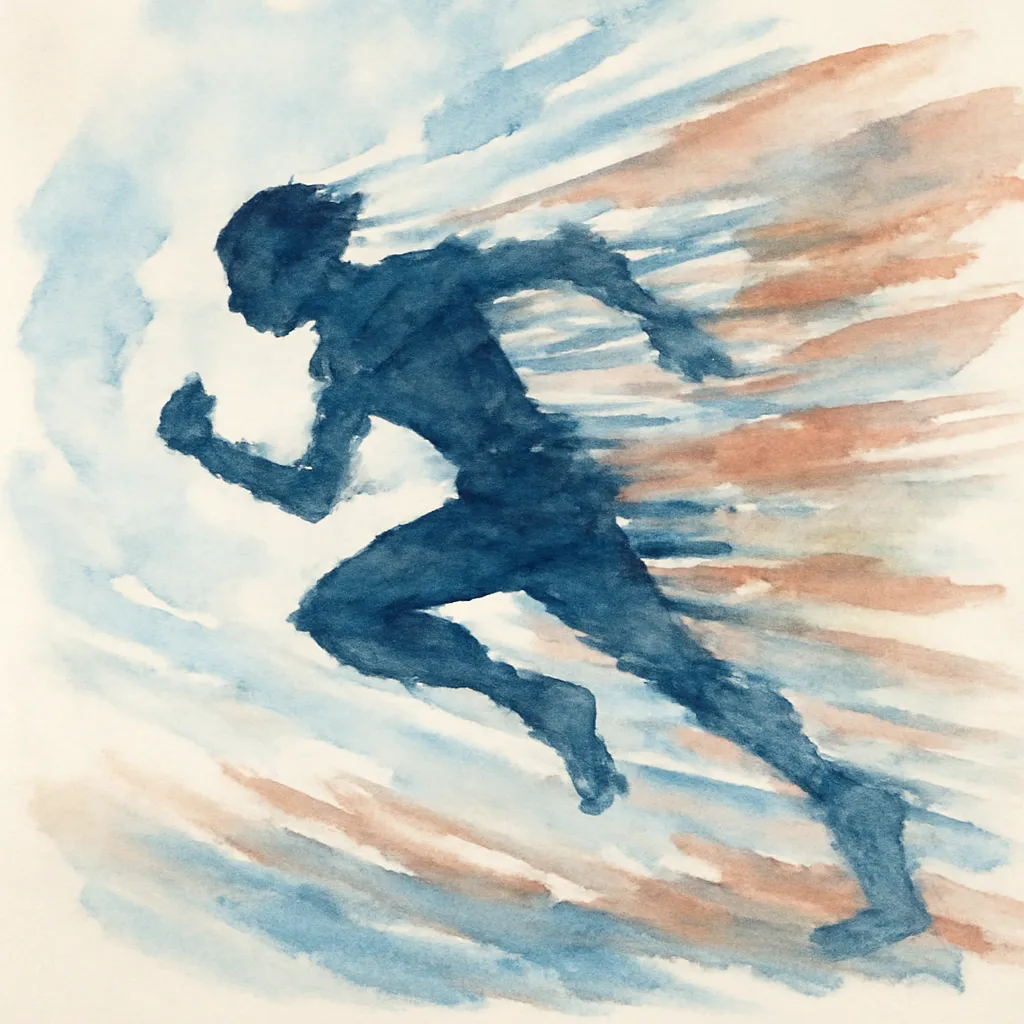 「迅」のイラスト