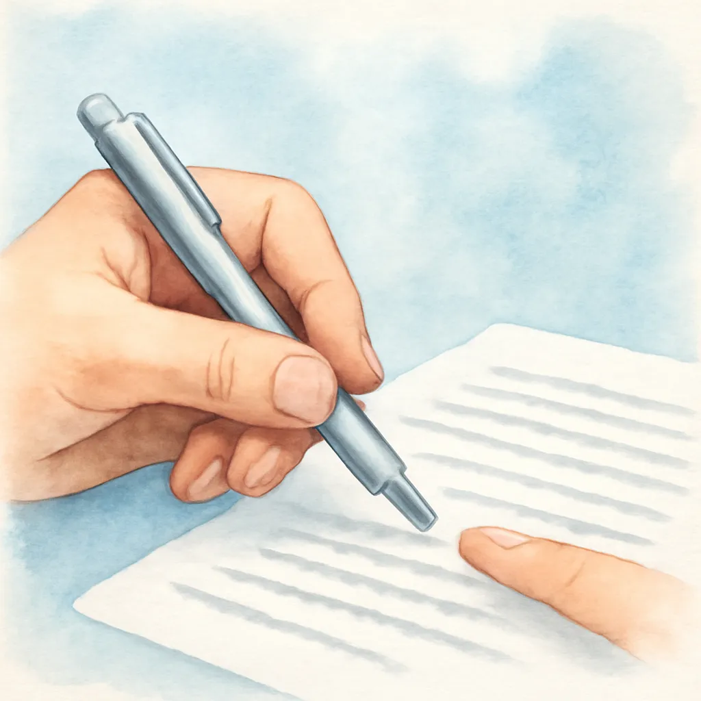 「述」のイラスト