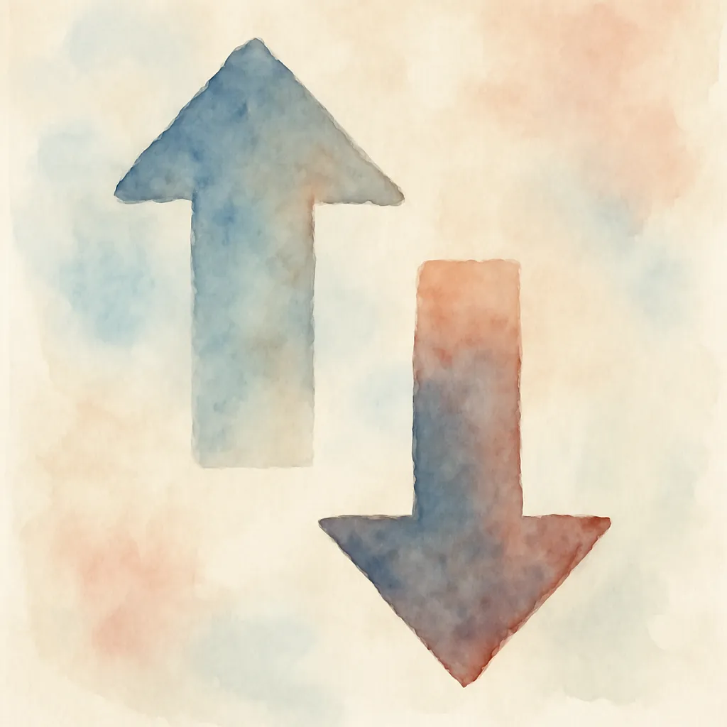 「逆」のイラスト