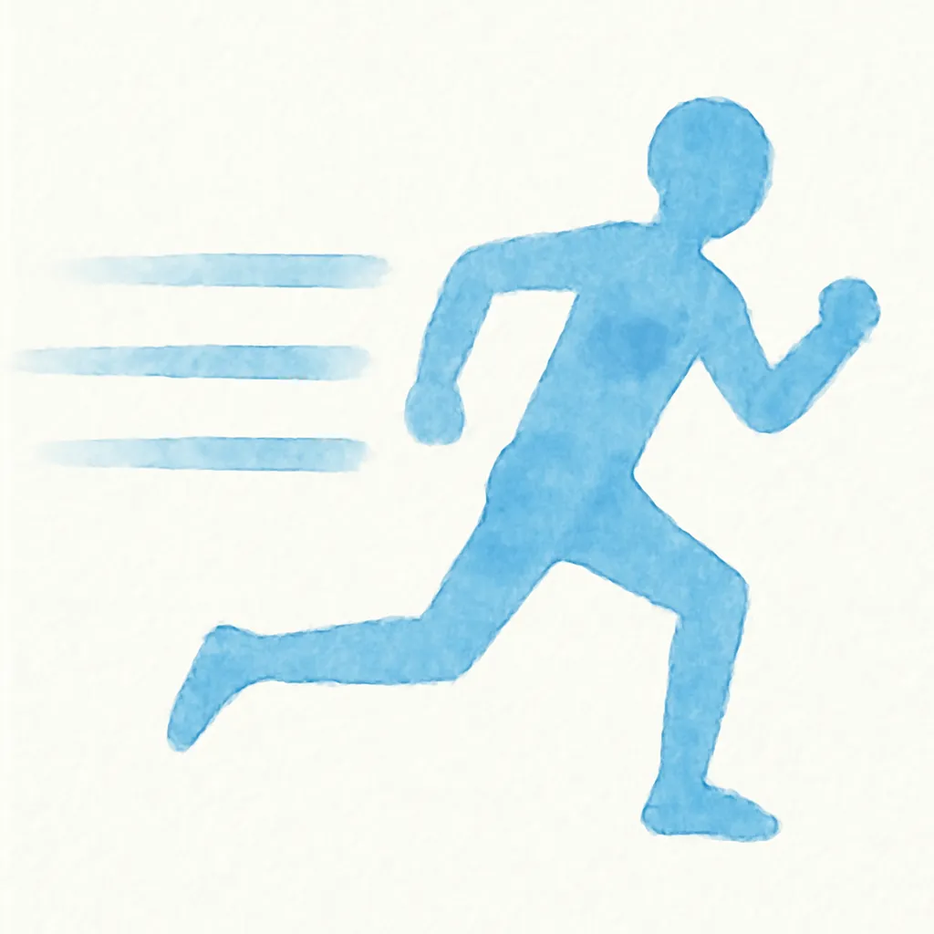 「速」のイラスト