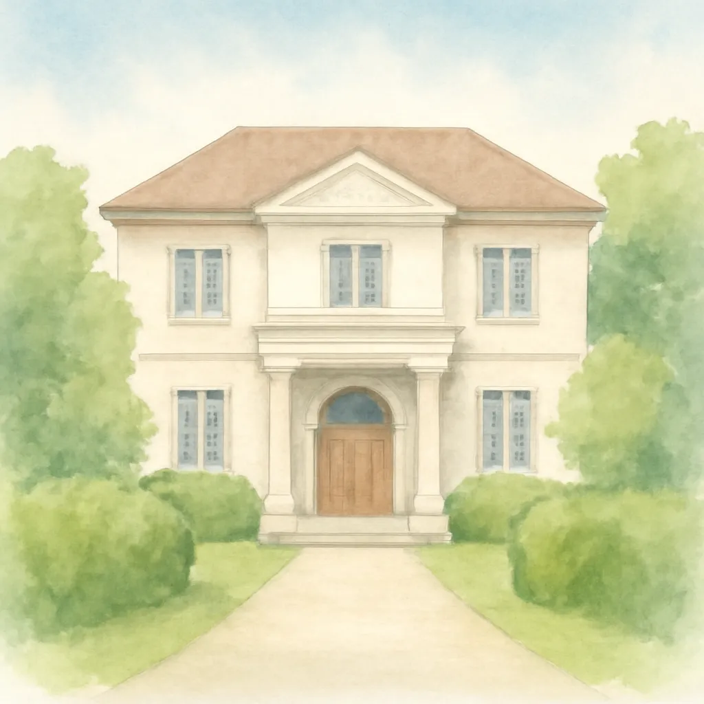「邸」のイラスト