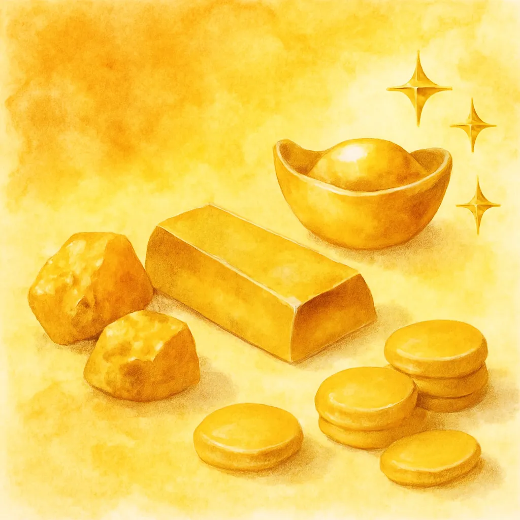 「金」のイラスト